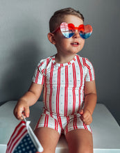 Load image into Gallery viewer, Stars &amp; Stripes 2pc Bamboo Pajamas
