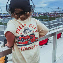 Load image into Gallery viewer, QUEEN CITY GARAGE TEE - VINTAGE CREAM
