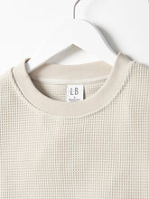 Load image into Gallery viewer, Adult Elevated Waffle Crewneck - Greige
