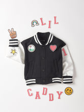 Load image into Gallery viewer, Varsity Jacket - Black
