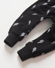 Load image into Gallery viewer, Lightning Bolt Jogger - Black

