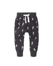 Load image into Gallery viewer, Lightning Bolt Jogger - Black
