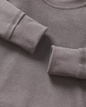 Load image into Gallery viewer, Long Sleeve Ribbed Tee - Graphite
