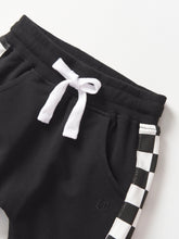 Load image into Gallery viewer, Side Checkered Jogger - Black
