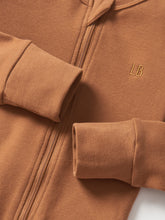 Load image into Gallery viewer, 2-Way Zip Romper- Chestnut
