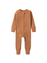 Load image into Gallery viewer, 2-Way Zip Romper- Chestnut
