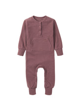 Load image into Gallery viewer, Waffle Romper - Huckleberry
