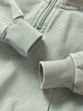 Load image into Gallery viewer, Quarter Zip Pullover - Basil Wash
