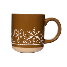 Load image into Gallery viewer, Gingerbread 14oz. Stoneware Coffee Mug

