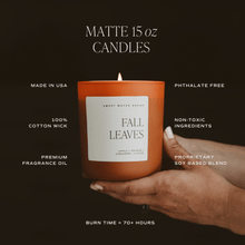 Load image into Gallery viewer, Trick or Treat Soy Candle - Orange Matte Jar - 15 oz
