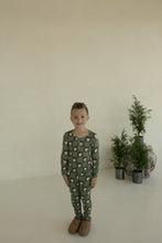 Load image into Gallery viewer, Bamboo Two Piece Pajamas | Santa Checkerboard
