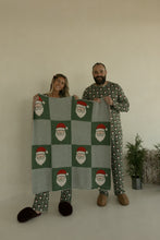 Load image into Gallery viewer, Plush Blanket | Santa Checkerboard
