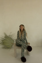 Load image into Gallery viewer, Women&#39;s Bamboo Pajamas | Santa Checkerboard
