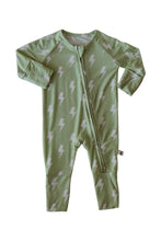 Load image into Gallery viewer, Bamboo Zip Pajamas | Flash
