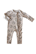 Load image into Gallery viewer, Bamboo Zip Pajama | Green Smiles
