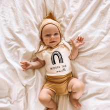 Load image into Gallery viewer, Worth the Wait Rainbow - Organic Cotton Bodysuit
