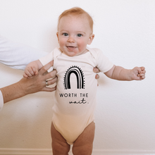 Load image into Gallery viewer, Worth the Wait Rainbow - Organic Cotton Bodysuit
