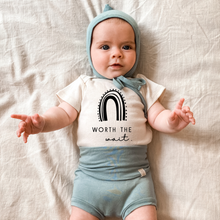 Load image into Gallery viewer, Worth the Wait Rainbow - Organic Cotton Bodysuit
