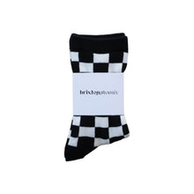 Load image into Gallery viewer, B&amp;W Checker | Socks
