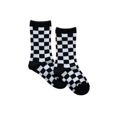 Load image into Gallery viewer, B&amp;W Checker | Socks
