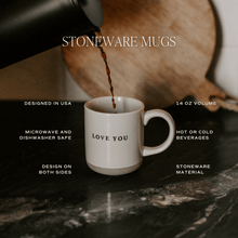 Load image into Gallery viewer, Ghosts 14oz. Black Stoneware Coffee Mug
