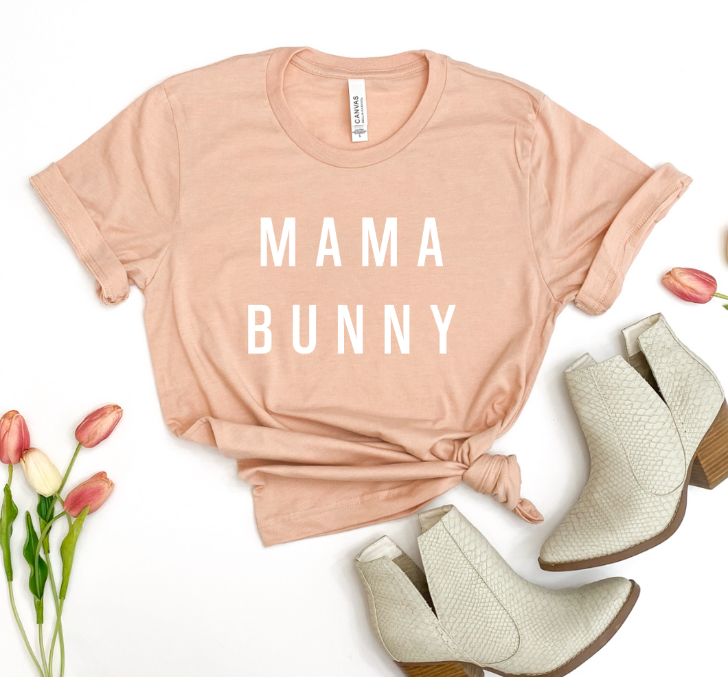 Mama Bunny Tee - White Design