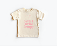 Load image into Gallery viewer, Cutest Little Bunny Natural Tee
