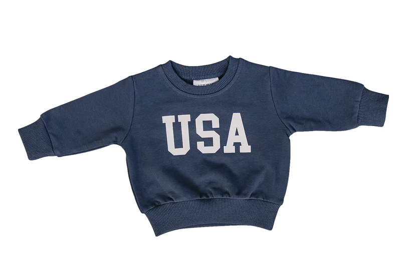 USA French Terry Crew Neck