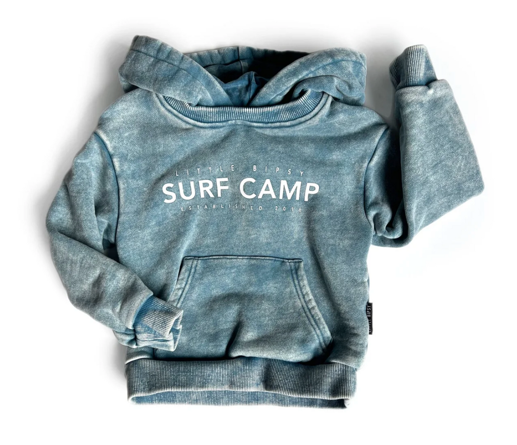 Blue Wash Surf Camp Hoodie