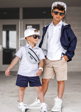 Load image into Gallery viewer, Navy Windbreaker
