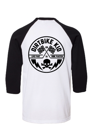 Dirtbike Kid Raglan Shirt