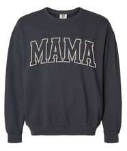Load image into Gallery viewer, Mama Varsity Pullover - Comfort Colors
