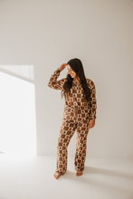 Load image into Gallery viewer, Women&#39;s Bamboo Pajama | Gingerbread Checkerboard 2024
