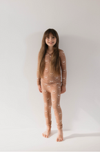 Load image into Gallery viewer, Bamboo Two Piece Pajamas | Desert Clay ff Smile | ff club
