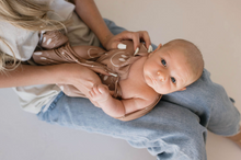 Load image into Gallery viewer, Bamboo Infant Swaddle | Desert Clay FF Smile
