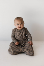 Load image into Gallery viewer, Faded Brown Checkerboard | Bamboo Sleep Sack
