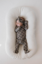 Load image into Gallery viewer, Faded Brown Checkerboard | Sleepy Time Set
