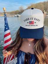 Load image into Gallery viewer, Take it Easy Vintage Trucker Hat
