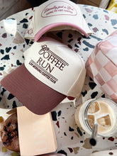 Load image into Gallery viewer, Coffee Run - Brown Vintage Trucker Hat

