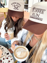 Load image into Gallery viewer, Coffee Run - Brown Vintage Trucker Hat
