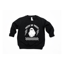 Load image into Gallery viewer, Trick or Treat Lightening Bolt Pullover
