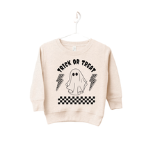 Load image into Gallery viewer, Trick or Treat Lightening Bolt Pullover
