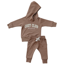 Load image into Gallery viewer, Cozy Club Hooded French Terry Set
