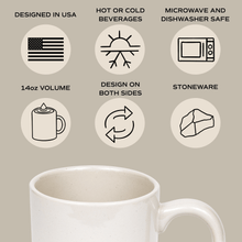 Load image into Gallery viewer, Be Still and Know 14oz. Stoneware Coffee Mug
