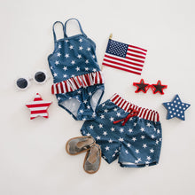 Load image into Gallery viewer, Stars + Stripes Surf Swim Shorts
