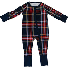 Load image into Gallery viewer, Christmas Plaid Bamboo Zipper
