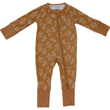 Load image into Gallery viewer, Gingerbread Bamboo Zipper
