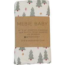 Load image into Gallery viewer, Christmas Trees Bamboo Stretch Swaddle
