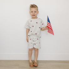 Load image into Gallery viewer, Flag Button Short Set
