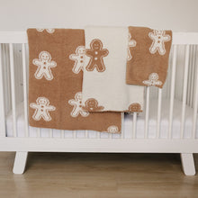 Load image into Gallery viewer, Gingerbread Plush Blanket
